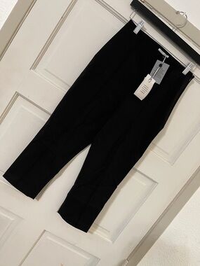 Lovers + Friends Black Cropped Ponte Capris